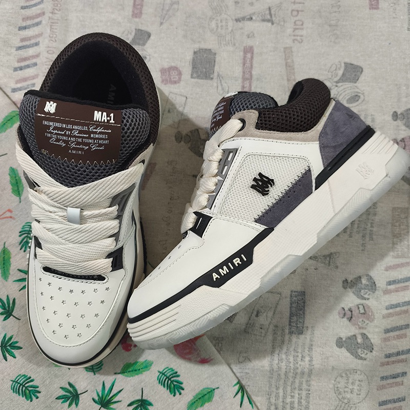 Amiri Ma-1 Low Top Color-Blocked Relaxed Fit Sneakers